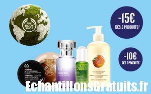 Jusqu’à 70% de réduction chez Body Shop