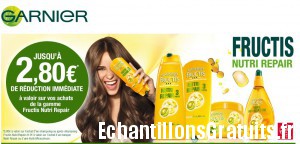 Gagnez des kits Nutri Repair de Fructis et imprimez vos coupons