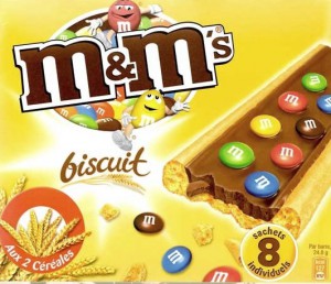 Les biscuits M&M’s à tester