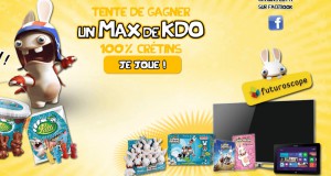 Gagnez des cadeaux des Lapins Crétins avec Lutti