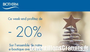 20% sur la boutique Biotherm + frais de livraison gratuits