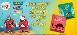 McDo Happy Meal: jouets ou livres de contes en cadeau