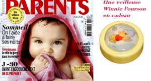 Veilleuse Winnie l’ourson en cadeau avec le magazine Parents