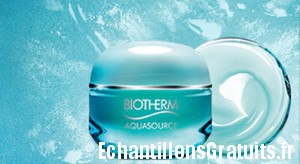 Paris: échantillons gratuits Biotherm Aquasource