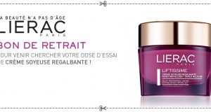Dose d’essai Liftissime de Lierac à retirer en pharmacie