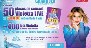 Gagnez des centaines de cadeaux Violetta et Reine des Neiges avec Auchan