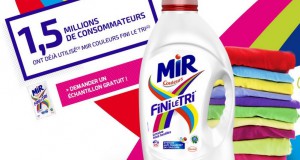 Échantillon gratuit de lessive Mir Couleurs sur la Belle Adresse