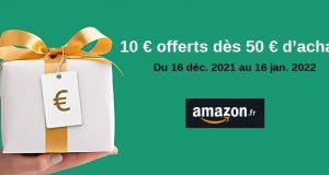 Amazon: bon de réduction de 10€ dès 50€ d’achat