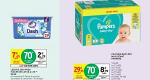 Intermarché : couches Pampers et produits ménagers moins chers