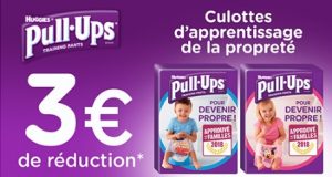 Bon de réduction 3€ sur Huggies Pull-Ups