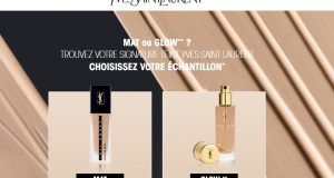 Yves Saint Laurent : échantillon gratuit de fond de teint