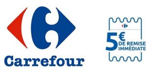 Carrefour : bon de réduction de 5€ offerts sans minimum