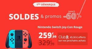 Nintendo Switch Avec Joy-Con moins chère à 259,99€