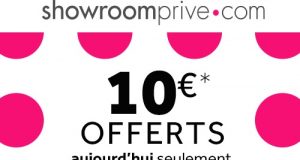 Showroomprivé : 10€ offerts aujourd’hui seulement