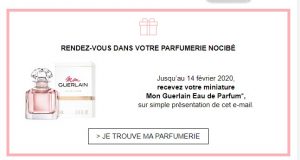 Nocibé : une miniature de parfum Mon Guerlain offerte