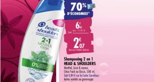 Bon plan optimisation : shampooing Head & Shoulders presque gratuit