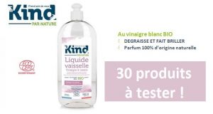 Test gratuit du liquide vaisselle Kind par Nature