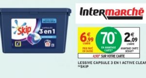 Optimisation Intermarché : Lessive Skip capsules gratuite